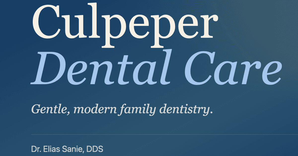 Dental Implants in Culpeper, VA: A Complete Patient Guide